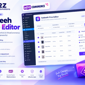 Tasbeeh Price Editor – woocommerce plugin